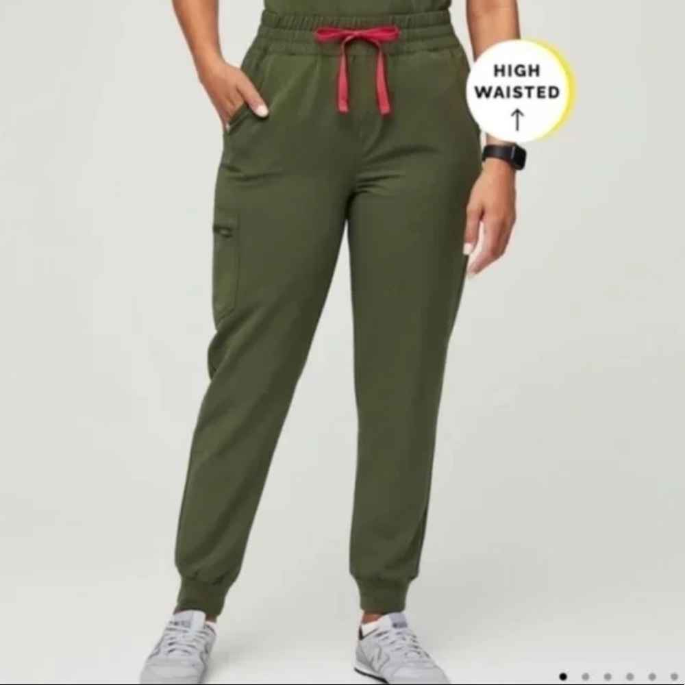 Figs dark olive Zamora jogger pants